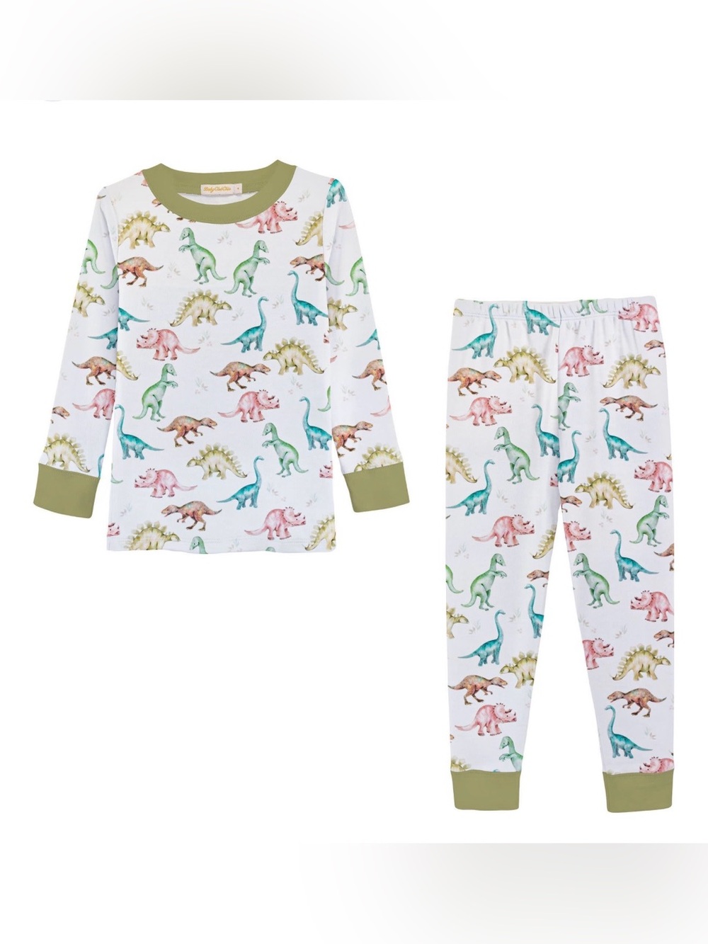 BABY CLUB CHIC Dinos Toddler Pajama Set - 3
